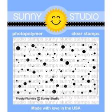 Sunny Studio Stamps - Clear Stamp / Frosty Flurries