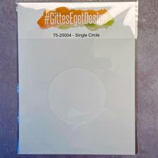Gittes Eget Design Stencil 6x6" - Single Circle
