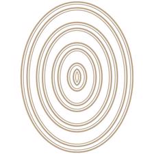Spellbinders Hot Foil Plate - Essential Duo Lines / Ovals