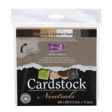ColorCore Cardstock Set 6x6" - Neutrals
