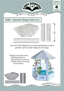 Karen Burniston Die - Gazebo Stage Add-Ons