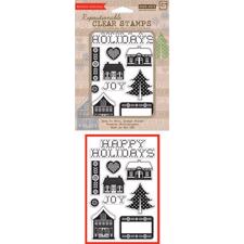 Hero Arts Clear Stamp Set - Happy Holidays