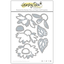 Honey Bee Stamps / Honey Cuts - Lovely Layers: Coneflower