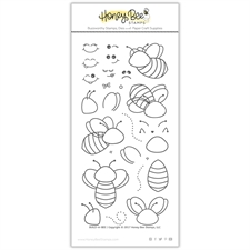 Honey Bee Stamps Clearstamp - Build-A-Bee