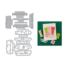 Hero Arts Letterpress + Foil & Cut - Here for the Presents