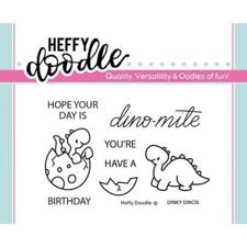 Heffy Doodle Clear Stamps - Dinky Dinos