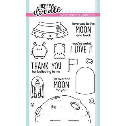 Heffy Doodle Clear Stamps - You\'re Weird
