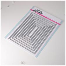 Heffy Doodle DIE - Skinny Metric Rectangle Frame