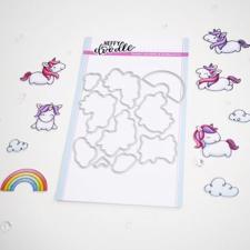 Heffy Doodle DIE - Fluffy Puffy Unicorns