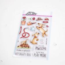 Heffy Doodle Clear Stamps - Hot Diggity Dog
