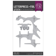 Hero Arts Letterpress + Foil & Cut & Stencil Bundle - Best Gift Ever