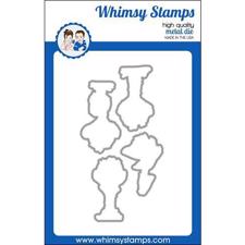 Whimsy Stamps DIE - Hey Ostrich Outlines