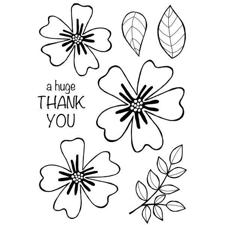 Clear Singles Stamp - Bold Blooms Amanda