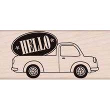 Wood Stamp - Hello Delivery