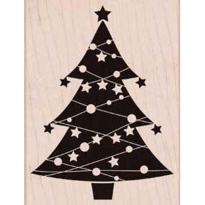 Hero Arts Wood Stamp - Designer Star Tree