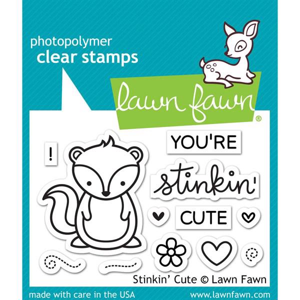 Lawn Fawn Clear Stamps - Stinkin\' Cute
