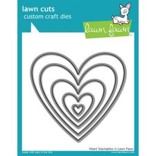 Lawn Cuts - Hearts Stackables - DIES