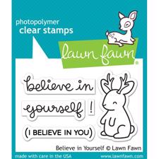 Lawn Fawn Clear Stamps - Believe in Yourself