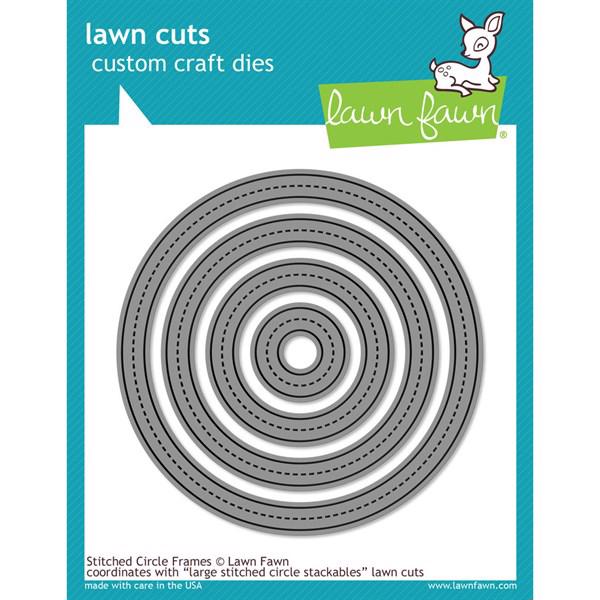 Lawn Cuts - Stitched Circle FRAMES - DIE