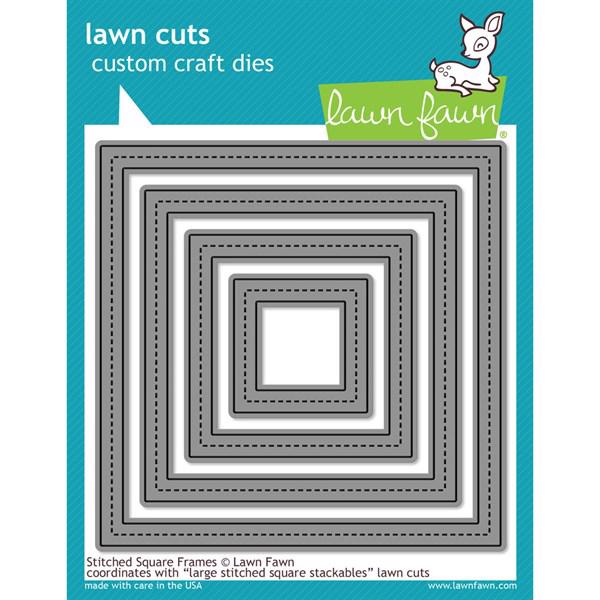 Lawn Cuts - Stitched Square FRAMES - DIE