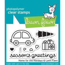Lawn Fawn Clear Stamps - Home for the Holidays