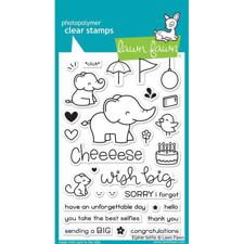 Lawn Fawn Clear Stamps - Elphie Selfie