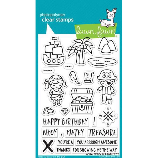 Lawn Fawn Clear Stamps - Ahoy Matey