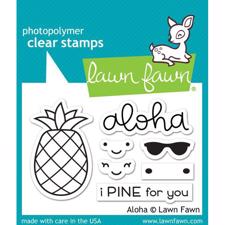 Lawn Fawn Clear Stamps - Aloha (ananas)