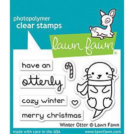 Lawn Fawn Clear Stamps - Winter Otter