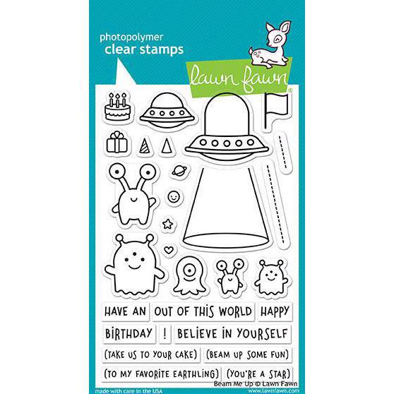 Lawn Fawn Clear Stamps - Beam Me Up