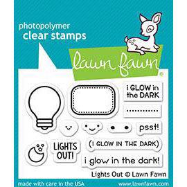 Lawn Fawn Clear Stamps - Lights Out