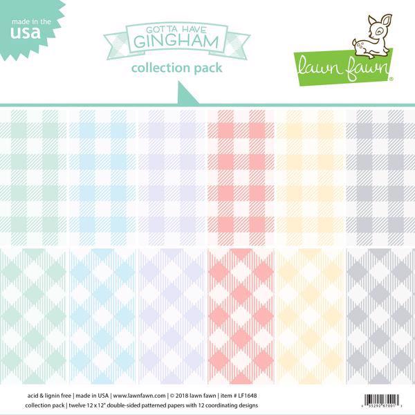 Lawn Fawn Collection Pack 12x12" - Gotta Have Gingham