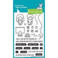 Lawn Fawn Clear Stamps - Screen Time