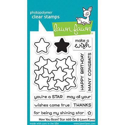 Lawn Fawn Clear Stamps - How You Bean? Stars Add-On