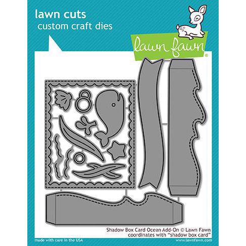 Lawn Cuts - Shadow Box Card Ocean Add-On - DIES