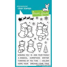 Lawn Fawn Clear Stamps - Winter Skies