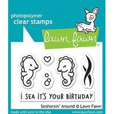 Lawn Fawn Clear Stamp - Seahorsin' Around