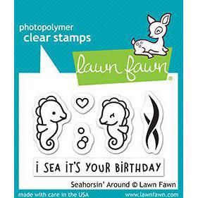 Lawn Fawn Clear Stamp - Seahorsin\' Around