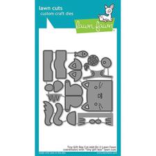 Lawn Cuts - Tiny Gift Box Cat Add-On - DIES