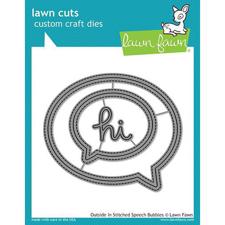 Lawn Cuts - Outside in Stitched Speech Bubbles - DIES
