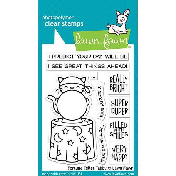 Lawn Fawn Clear Stamp - Fortune Teller Tabby