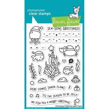 Lawn Fawn Clear Stamp - Christmas Fishes