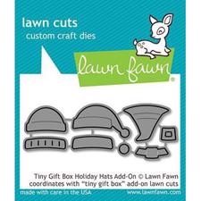 Lawn Cuts - Tiny Gift Box Holiday Hats Add-On - DIES