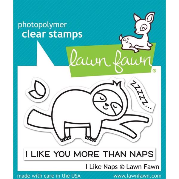 Lawn Fawn Clear Stamp - I Like Naps
