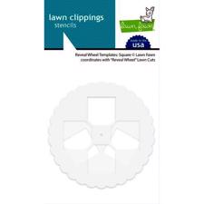 Lawn Fawn Clipping Stencils - Reveal Wheel / Square