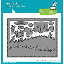 Lawn Cuts - Meadow Backdrop: Landscape - DIES
