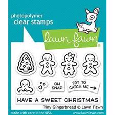 Lawn Fawn Clear Stamp - Tiny Gingerbread