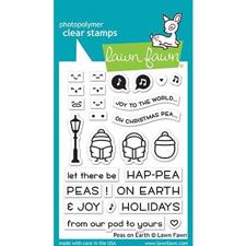 Lawn Fawn Clear Stamp - Peas on Earth