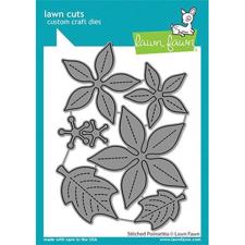 Lawn Cuts - Stitched Poinsettia - DIES