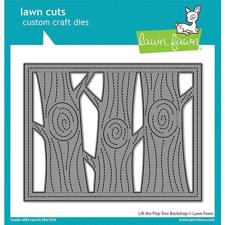 Lawn Cuts - Lift the Flap Tree Backdrop - DIES